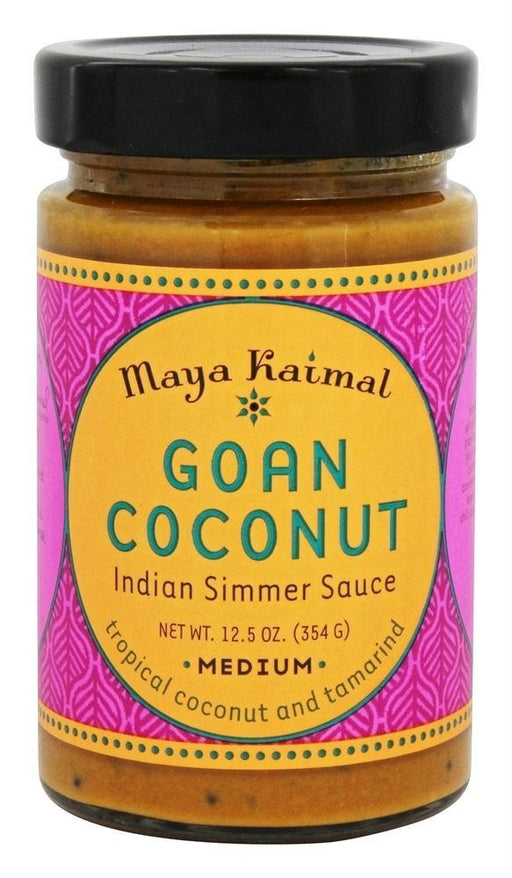 Maya Kaimal: Goan Coconut Indian Simmer Sauce Medium, 12.5 Oz