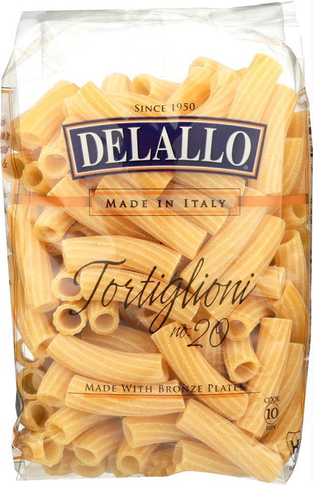 Delallo: Tortiglioni Pasta Bag, 16oz