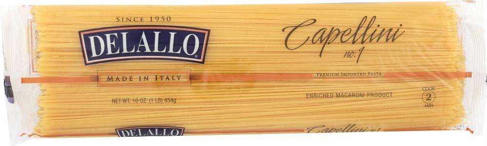 Delallo: Capallini Pasta Bag, 16oz