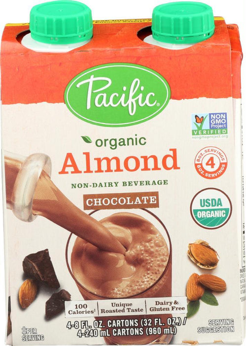 Pacific Foods: Bev 4pk Almnd Choc Nat Gf (32.000 Fo)