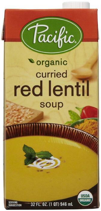 Pacific Foods: Organic Curried Red Lentil Soup, 32 Oz