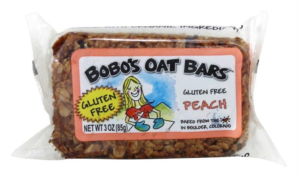 Bobo's: Oat Bars Gluten Free All Natural Bar Peach, 3 Oz