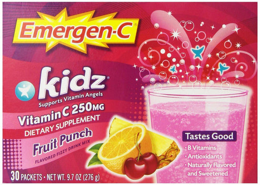 Emergen-c: Kidz Vitamin C Fizzy Drink Mix Fruit Punch, 30 Count