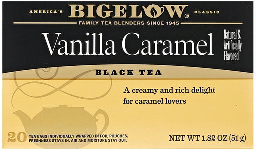 Bigelow: Tea Black Tea Vanilla Caramel, 20 Tea Bags