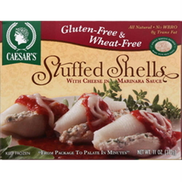 Caesar's: Pasta Gluten Free Stuffed Shells With Cheese In Marinara Sauce, 11 Oz