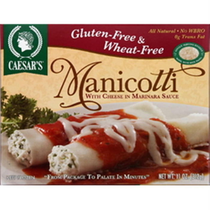 Caesars: Pasta Gluten Free Manicotti With Cheese In Marinara Sauce, 11 Oz