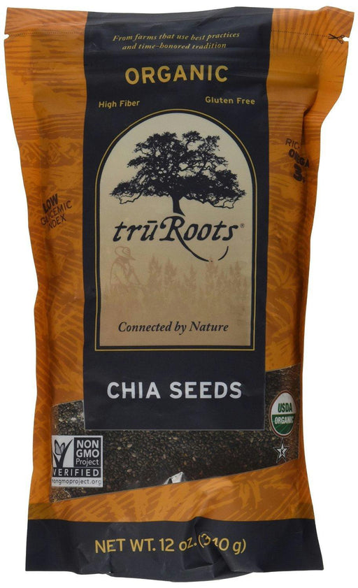 Truroots: Organic Chia Seeds, 12 Oz