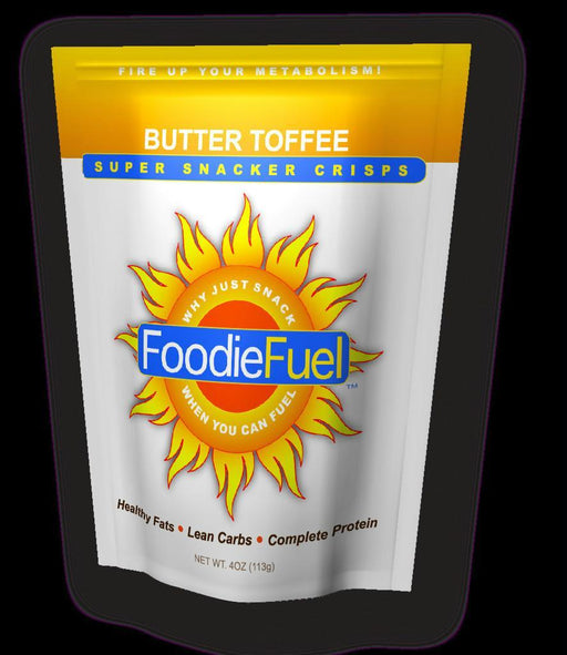 Foodie Fuel: Super Snacker Crisps Butter Toffee, 4 Oz