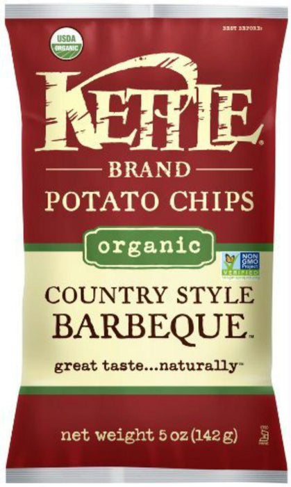 Kettle Brand: Organic Potato Chips Country Style Barbeque, 5 Oz