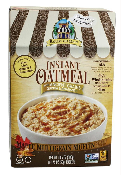 Bakery On Main: Instant Oatmeal Maple Multigrain Muffin, 10.56 Oz