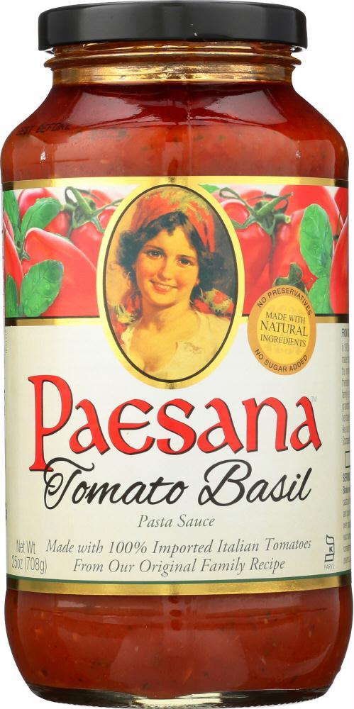 Paesana: Sauce Pasta Tmo Basil (25.000 Oz)