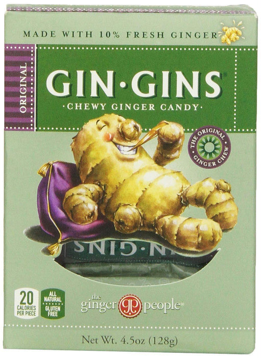 The Ginger People: Gin Gins Original Chewy Ginger Candy, 4.5 Oz