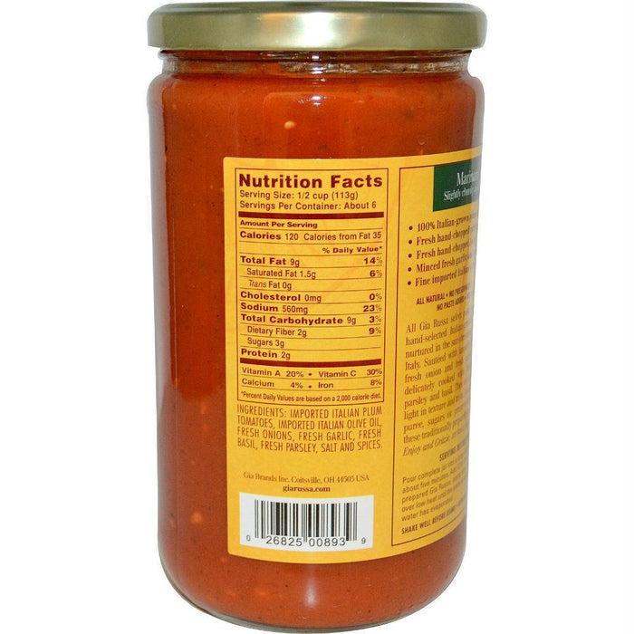 Gia Russa: Select Marinara Pasta Sauce, 24 Oz