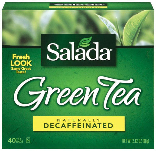 Salada: 100% Green Tea Naturally Decaffeinated, 40 Tea Bags