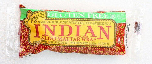 Amy's: Gluten Free Indian Aloo Mattar Wrap, 5.5 Oz