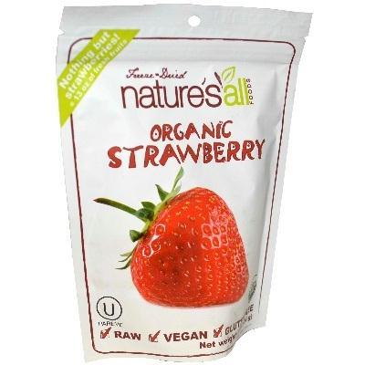 Natierra Nature's All: Freeze Dried Organic Strawberry, 1.2 Oz