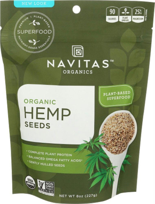 Navitas: Organic Shelled Hemp Seeds, 8 Oz