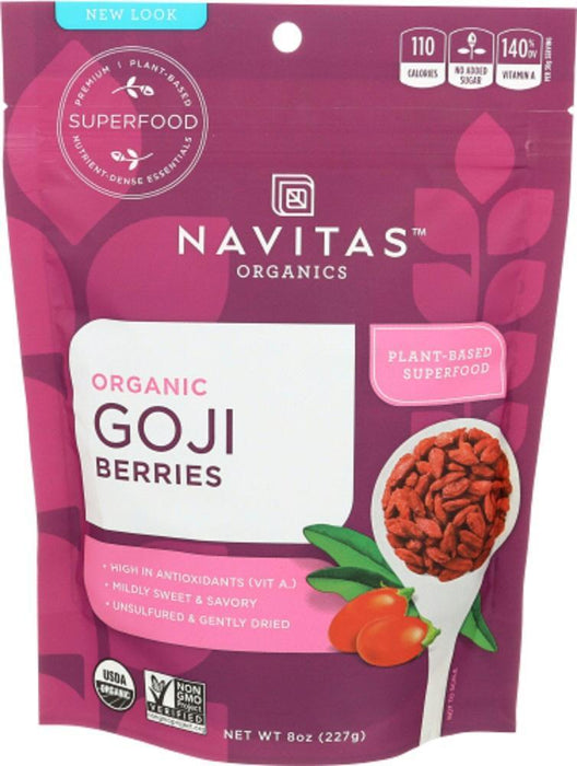 Navitas: Organic Goji Berries, 8 Oz