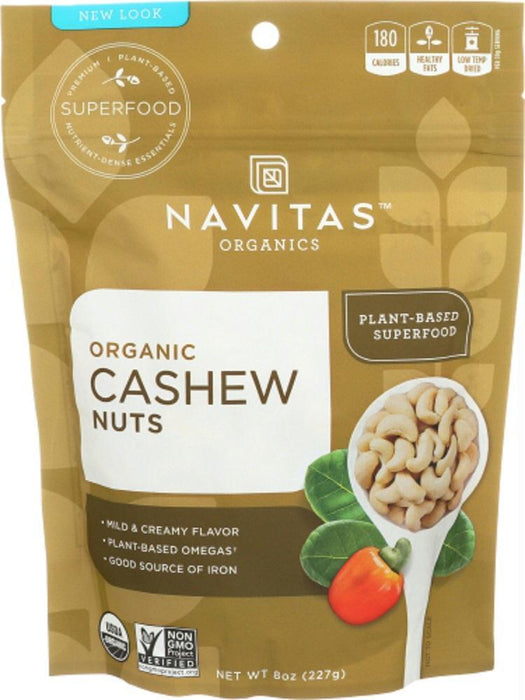 Navitas: Organic Cashew Nuts, 8 Oz