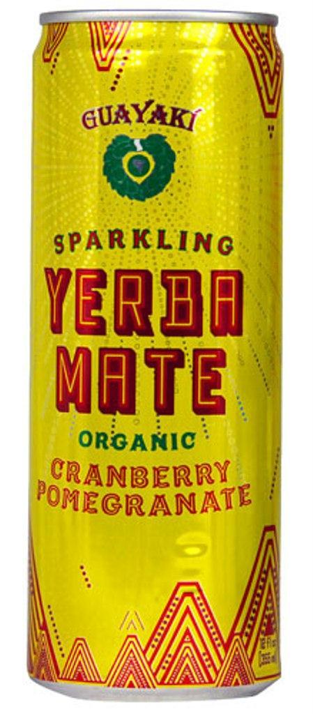 Guayaki: Sparkling Organic Yerba Mate Cranberry Pomegranate, 12 Oz