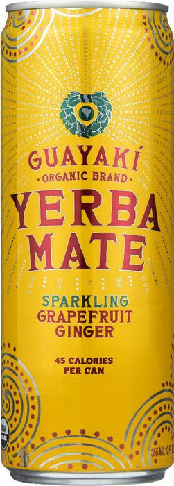 Guayaki: Sparkling Organic Yerba Mate Grapefruit Ginger, 12 Oz