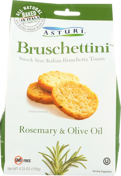 Asturi: Bruschettini Rosemary & Olive Oil 4.23 Oz