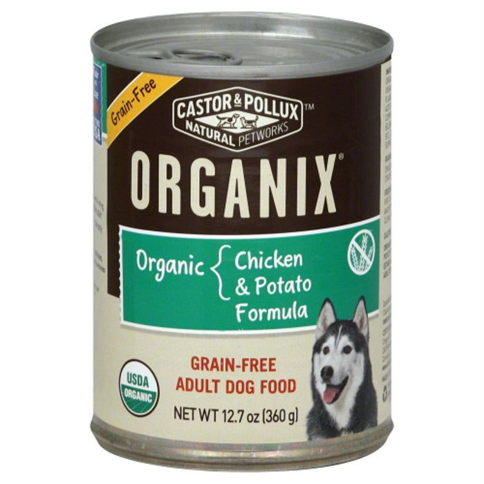 Castor & Pollux: Organix Grain Free Chicken & Potato Canned Dog Food, 12.7 Oz