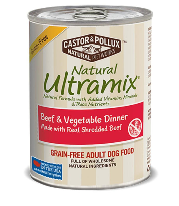 Castor & Pollux: Natural Ultramix Grain Free Beef And Vegetable Dinner, 13 Oz