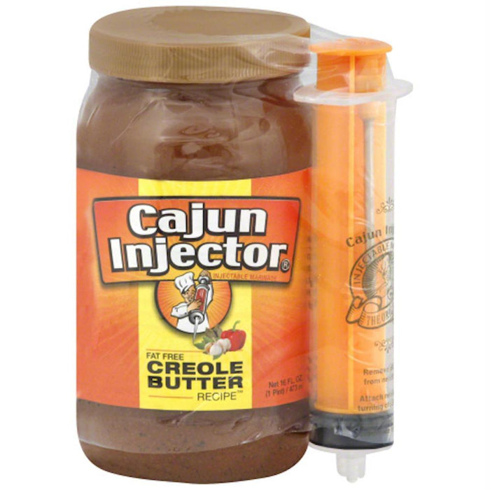 Cajun Injector: Injectable Marinade Creole Butter Recipe, 16 Oz