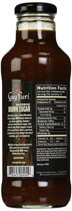 Guy Fieri: Bourbon & Brown Sugar Barbeque Sauce, 19 Oz