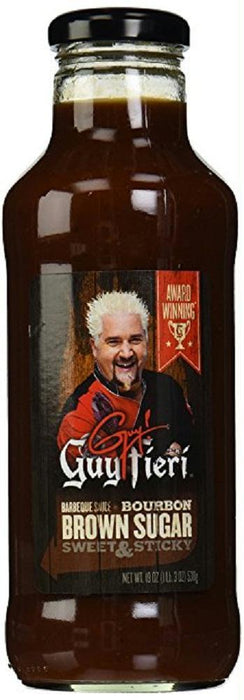 Guy Fieri: Bourbon & Brown Sugar Barbeque Sauce, 19 Oz