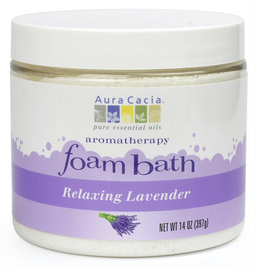 Aura Cacia: Aromatherapy Relaxing Lavender Foam Bath, 14 Oz