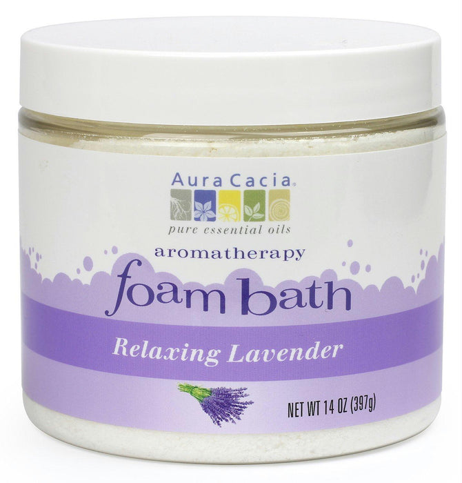 Aura Cacia: Aromatherapy Relaxing Lavender Foam Bath, 14 Oz