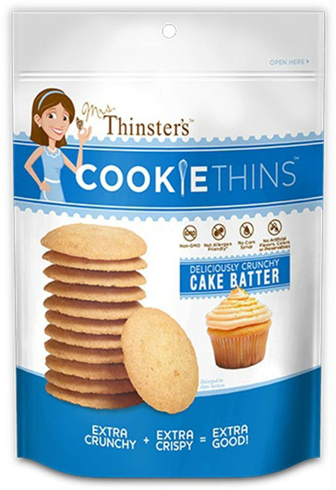 Mrs. Thinster's: Cake Batter Cookie Thins, 4 Oz