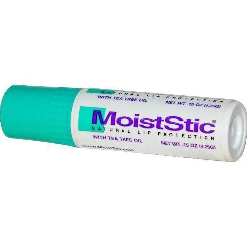 Moiststic: Natural Lip Protection With Tea Tree Oil, 0.15 Oz