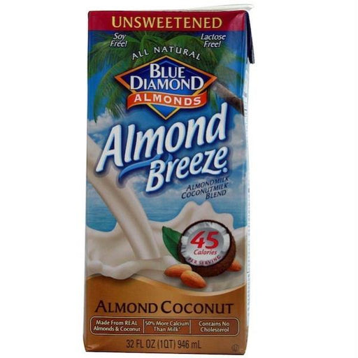 Blue Diamond: Unsweetened Coconut Almond Breeze, 32 Oz