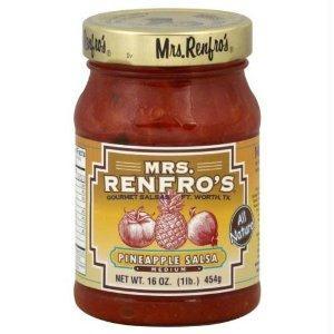 Mrs Renfro's: Gourmet Salsa Pineapple Medium, 16 Oz