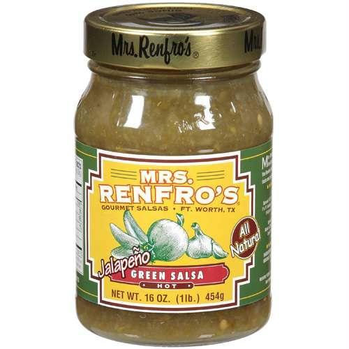 Mrs. Renfro's: Hot Jalapeno Green Salsa, 16 Oz