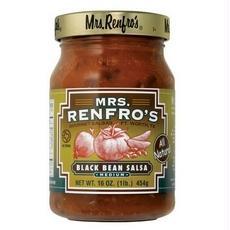 Mrs. Renfro's: Salsa Black Bean Medium, 16 Oz