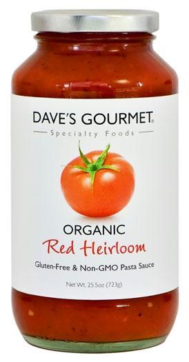 Dave's Gourmet: Organic Pasta Sauce Red Heirloom, 25.5 Oz