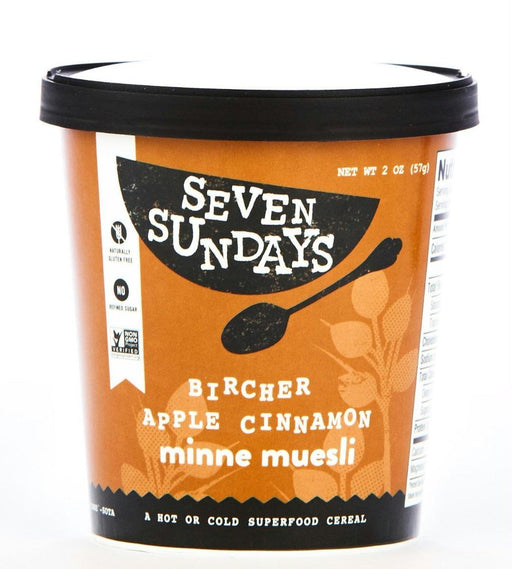 Seven Sundays: Minne Muesli Bircher Apple Cinnamon, 2 Oz