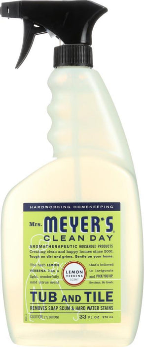 Mrs Meyers Clean Day: Cleaner Tub&tile Lemon (33.000 Oz)