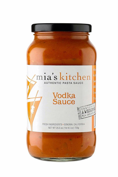 Mia's Kitchen: All Natural Authentic Pasta Sauce Vodka Sauce, 25.5 Oz