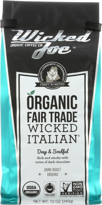 Wicked Joe Coffee: Coffee Wicked Italn Grnd (12.000 Oz)