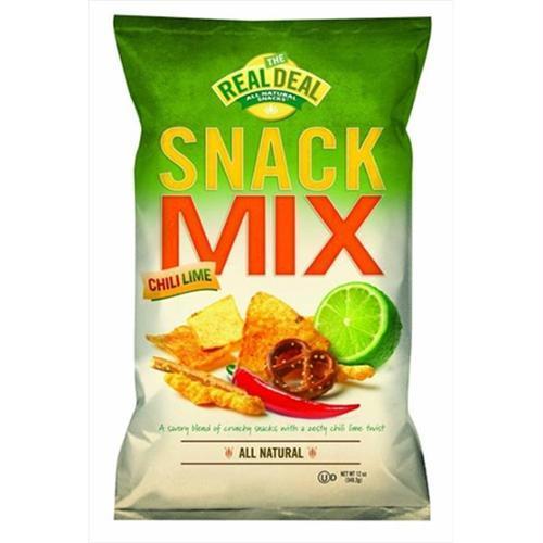 Real Deal: Savory Blend Of Crunchy Snacks With A Zesty Chili, 12 Oz