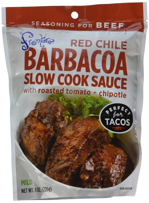 Frontera: Red Chile Barbacoa Slow Cook Sauce With Roasted Tomato Plus Chipotle, 8 Oz