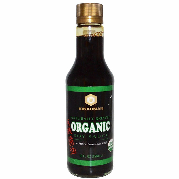 Kikkoman: Organic Soy Sauce, 10 Oz