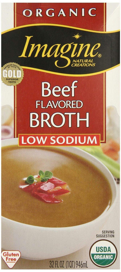 Imagine: Organic Low Sodium Beef Flavored Broth, 32 Oz