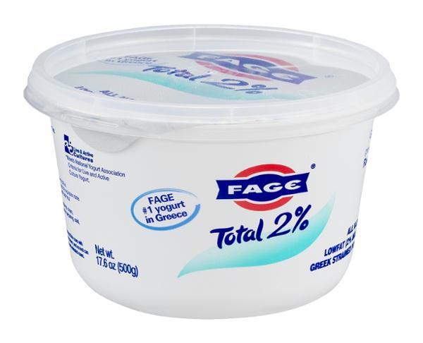 Fage Total Greek: 2% All Natural Greek Strained Yogurt, 17.6 Oz