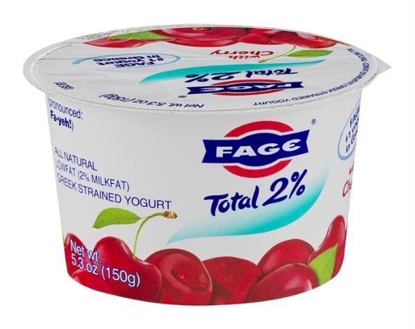 Fage Total Greek: 2% Cherry Greek Strained Yogurt, 5.3 Oz